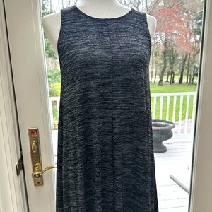 Philosophy S EUC Tank Swing Sleeveless Jersey Midi Dress Gray Marl
